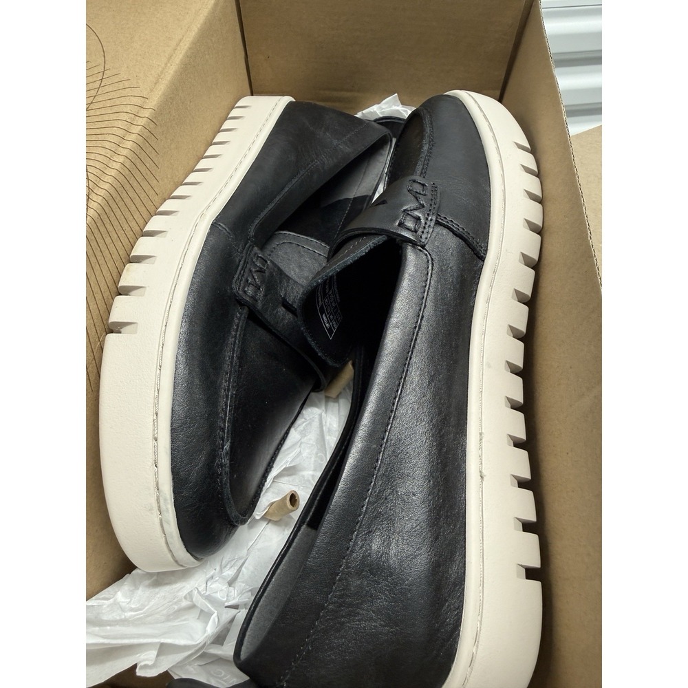 Vionic Uptown Slip On Loafer Womens 9.5 Medium Black Leather Arch Support New - Picture 8 of 10